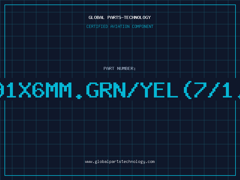 Aviation Part 6491X6MM.GRN/YEL(7/1.04