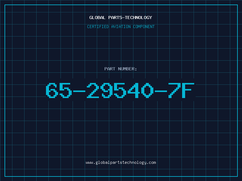 Aviation Part 65-29540-7F
