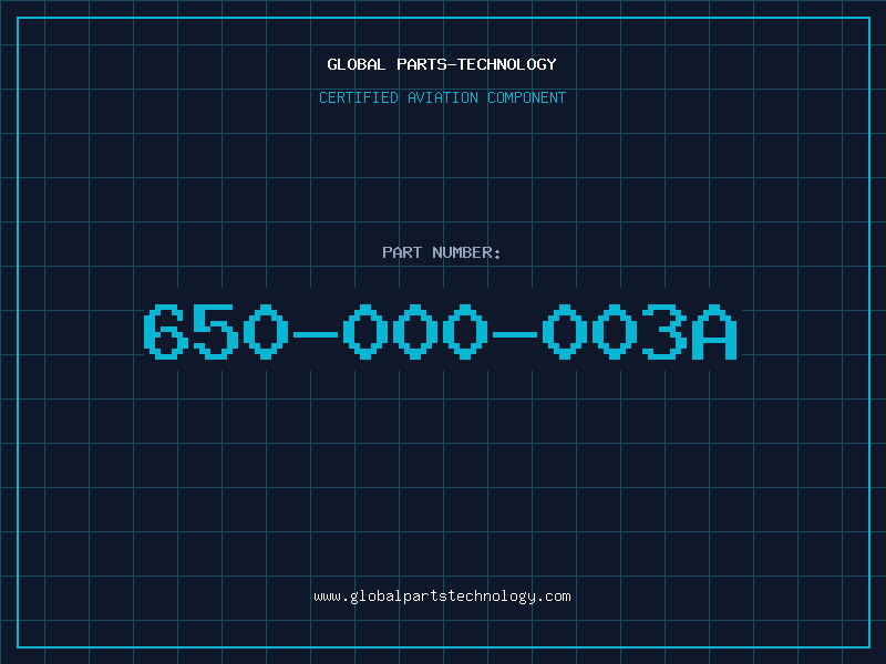 Aviation Part 650-000-003A
