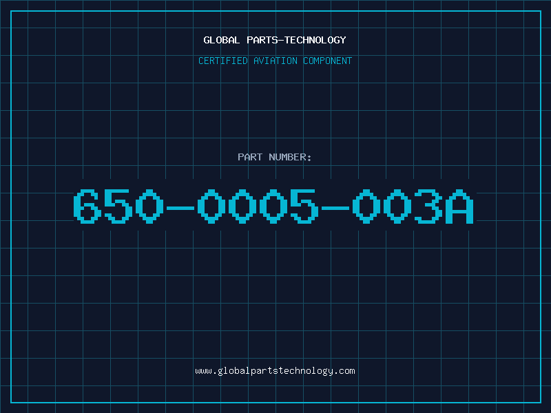 Aviation Part 650-0005-003A