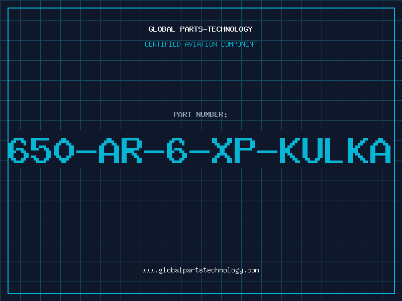 Aviation Part 650-AR-6-XP-KULKA