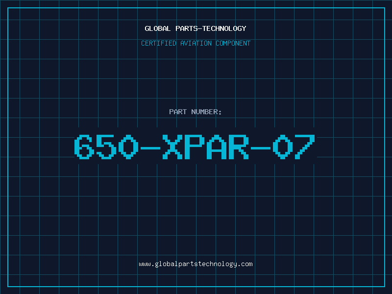 Aviation Part 650-XPAR-07