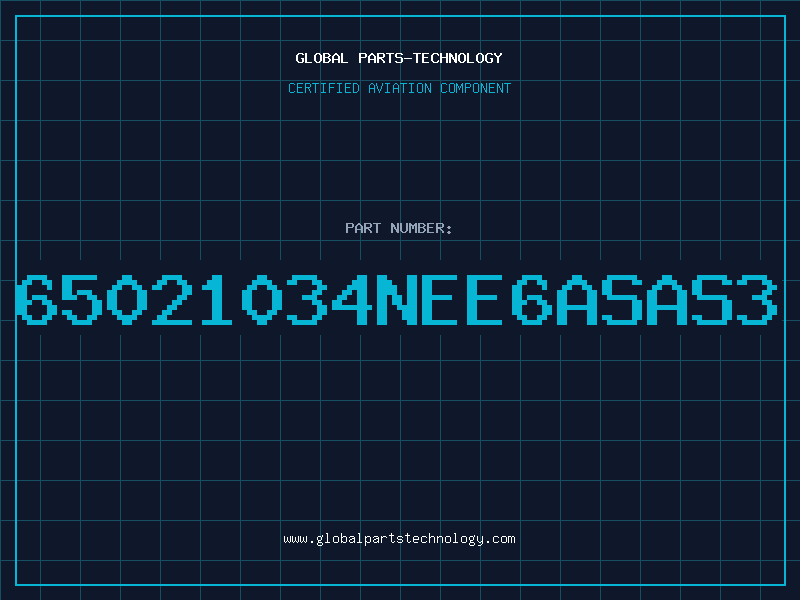 Aviation Part 65021034NEE6ASAS3