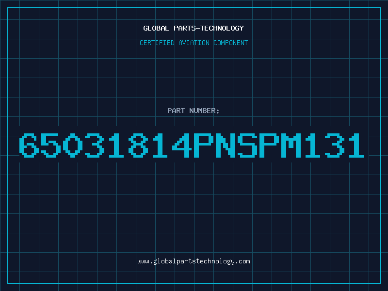 Aviation Part 65031814PNSPM131