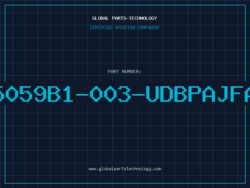 Aviation Part 65059B1-003-UDBPAJFAA