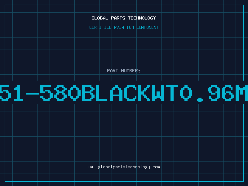 Aviation Part 651-580BLACKWT0.96MM