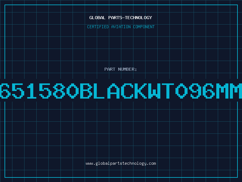 Aviation Part 651580BLACKWT096MM