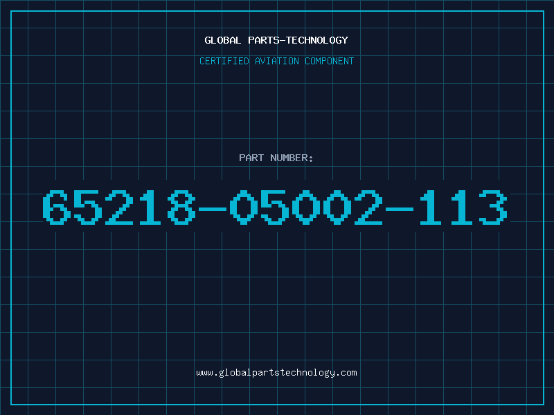 Aviation Part 65218-05002-113