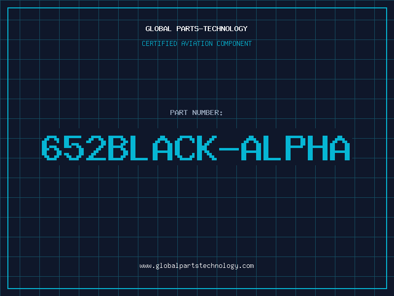 Aviation Part 652BLACK-ALPHA