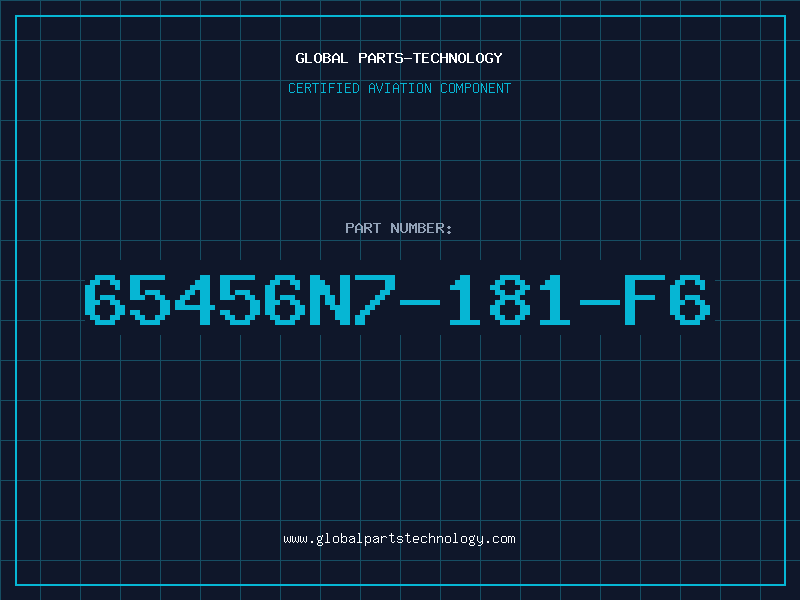 Aviation Part 65456N7-181-F6