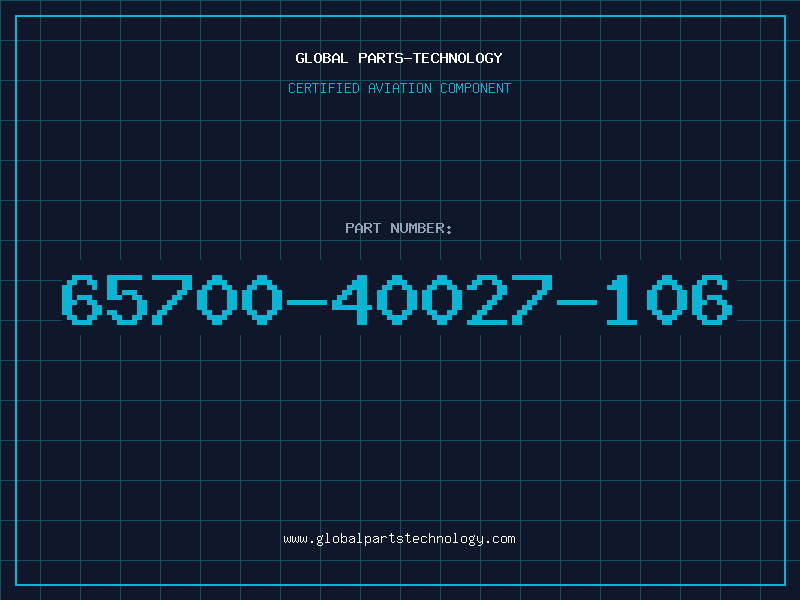 Aviation Part 65700-40027-106