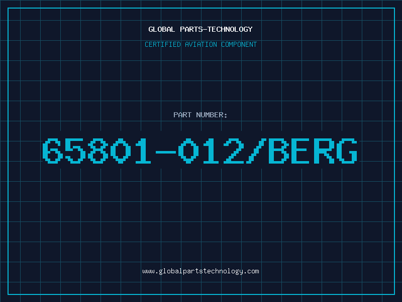 Aviation Part 65801-012/BERG
