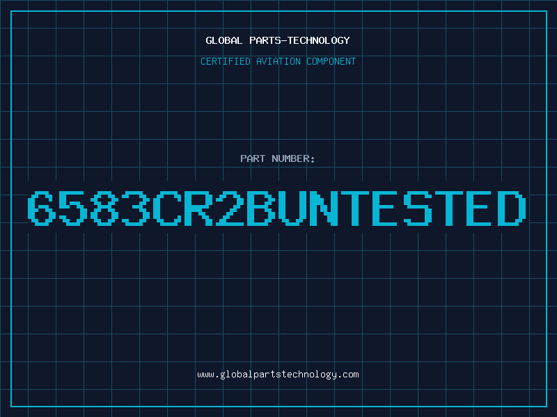 Aviation Part 6583CR2BUNTESTED