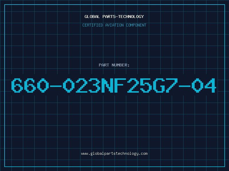 Aviation Part 660-023NF25G7-04