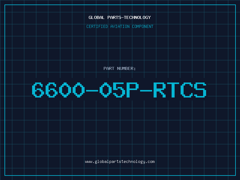 Aviation Part 6600-05P-RTCS