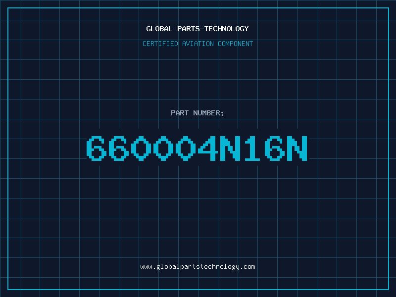 Aviation Part 660004N16N