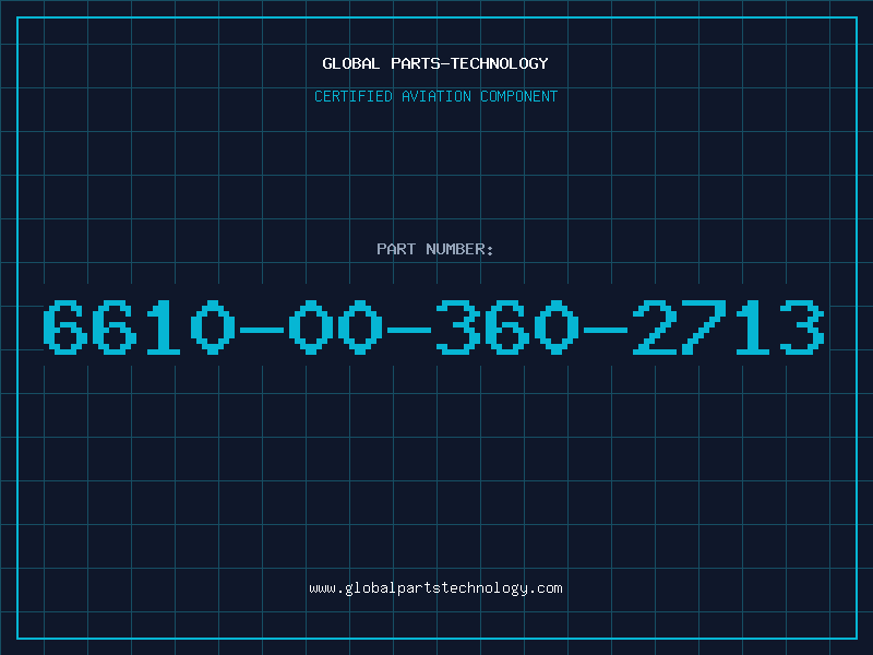 Aviation Part 6610-00-360-2713
