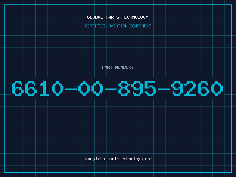 Aviation Part 6610-00-895-9260