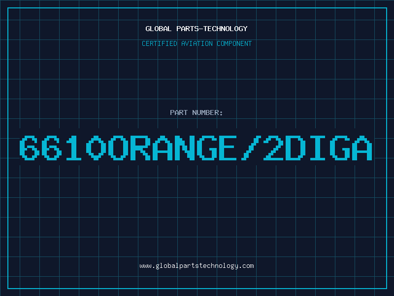 Aviation Part 6610orange/2digA