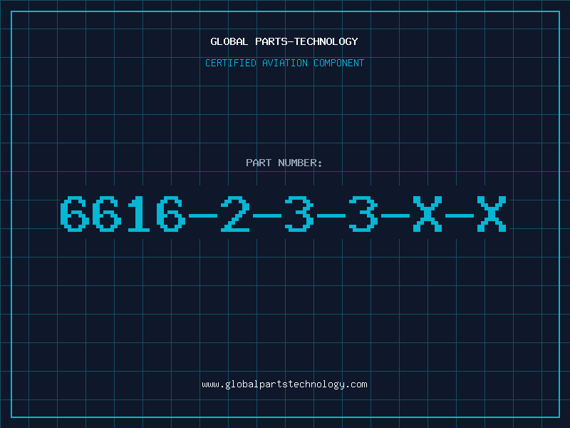 Aviation Part 6616-2-3-3-X-X