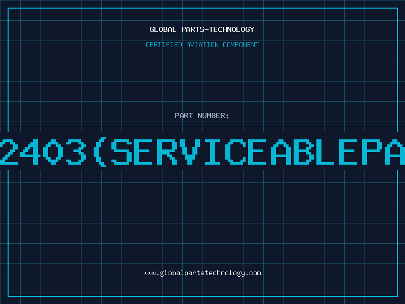 Aviation Part 662403serviceablepart
