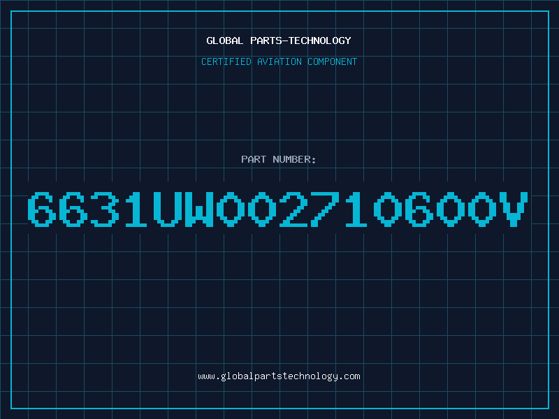 Aviation Part 6631UW002710600v