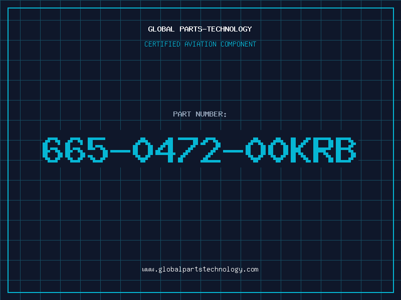 Aviation Part 665-0472-00KRB