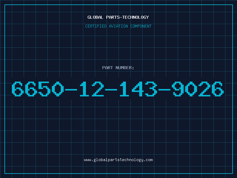 Aviation Part 6650-12-143-9026
