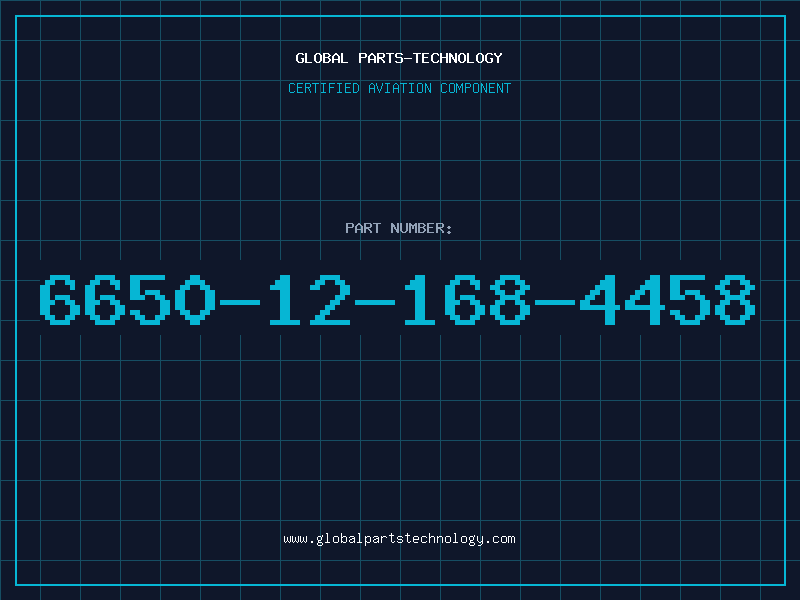 Aviation Part 6650-12-168-4458