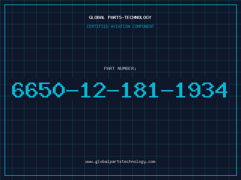 Aviation Part 6650-12-181-1934