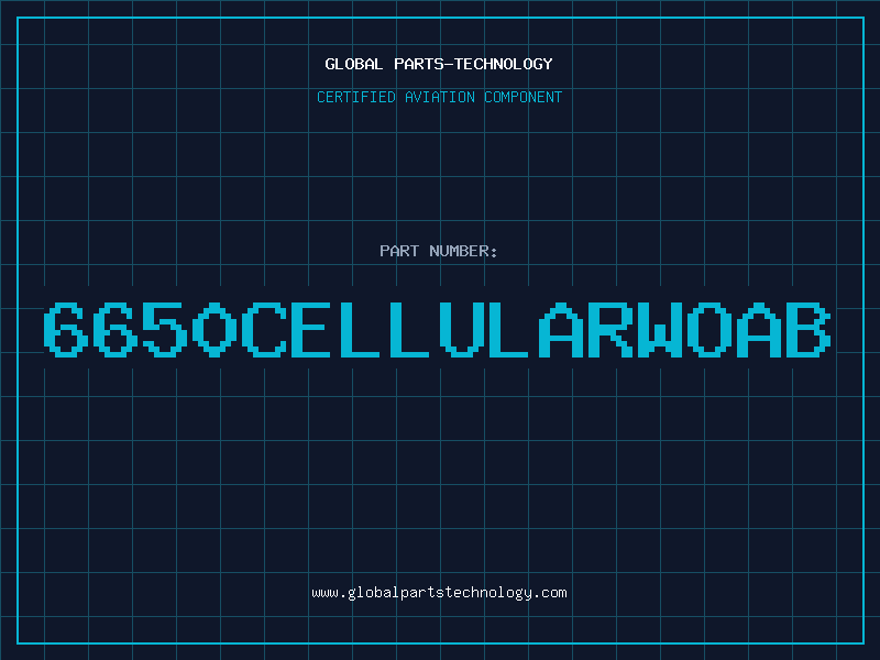Aviation Part 6650CELLULARWOAB