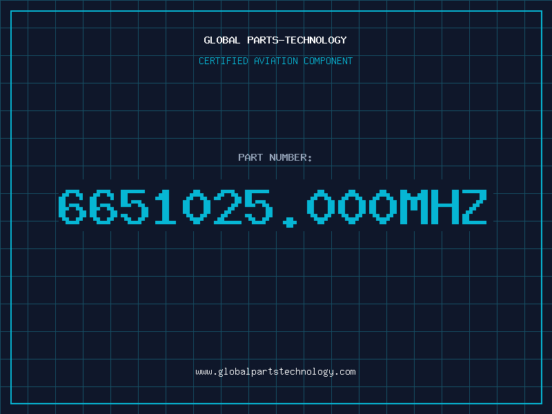 Aviation Part 6651025.000MHZ
