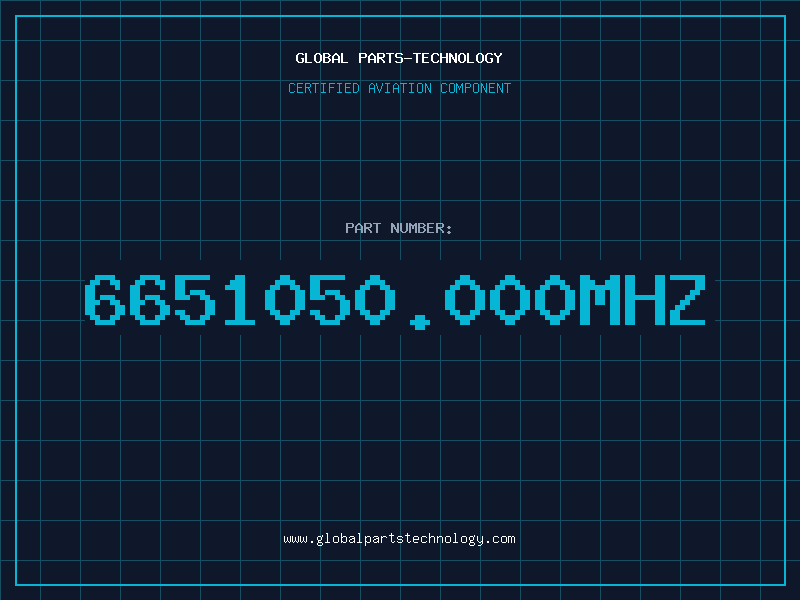 Aviation Part 6651050.000MHZ
