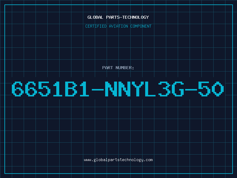 Aviation Part 6651B1-NNYL3G-50