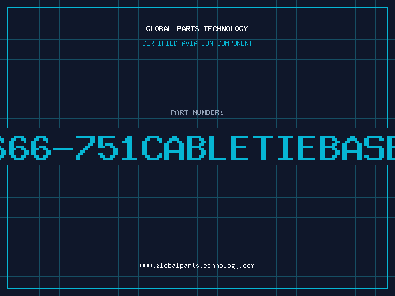 Aviation Part 666-751CABLETIEBASE