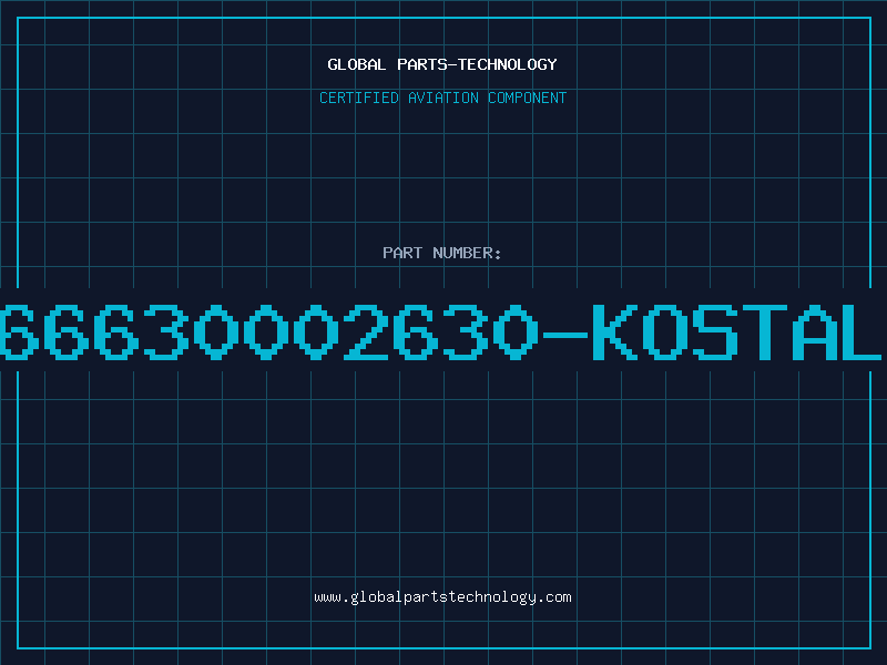 Aviation Part 66630002630-KOSTAL