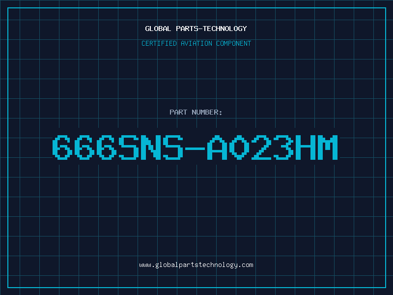 Aviation Part 666SNS-A023HM