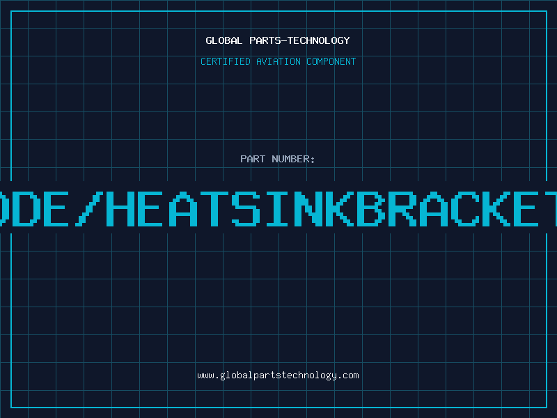 Aviation Part 667-101DIODE/HEATSINKBRACKETMETALWORK