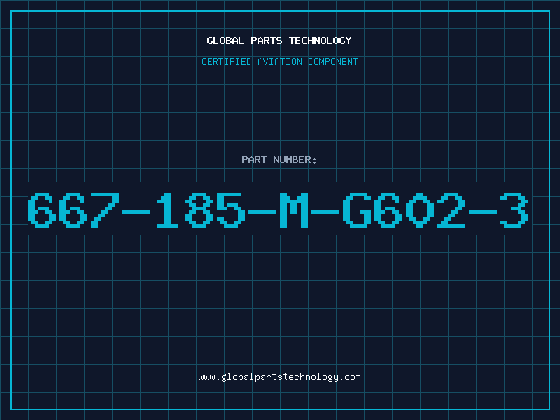 Aviation Part 667-185-M-G602-3