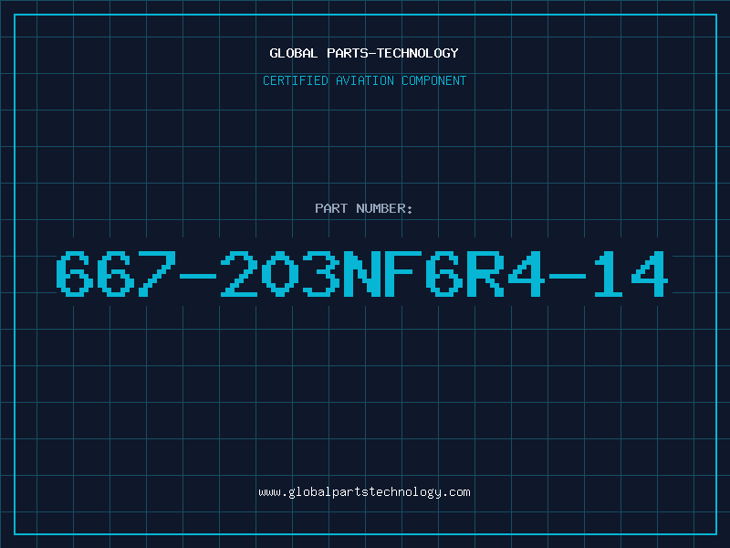 Aviation Part 667-203NF6R4-14