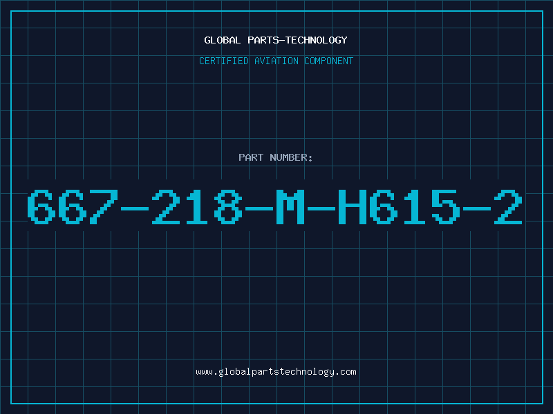 Aviation Part 667-218-M-H615-2