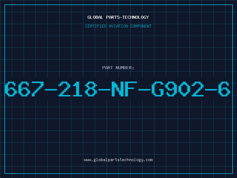 Aviation Part 667-218-NF-G902-6
