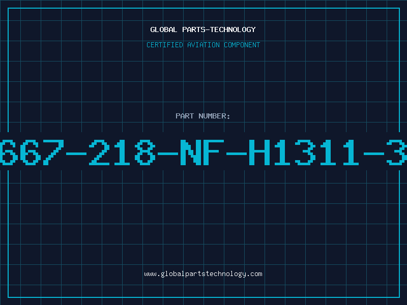Aviation Part 667-218-NF-H1311-3
