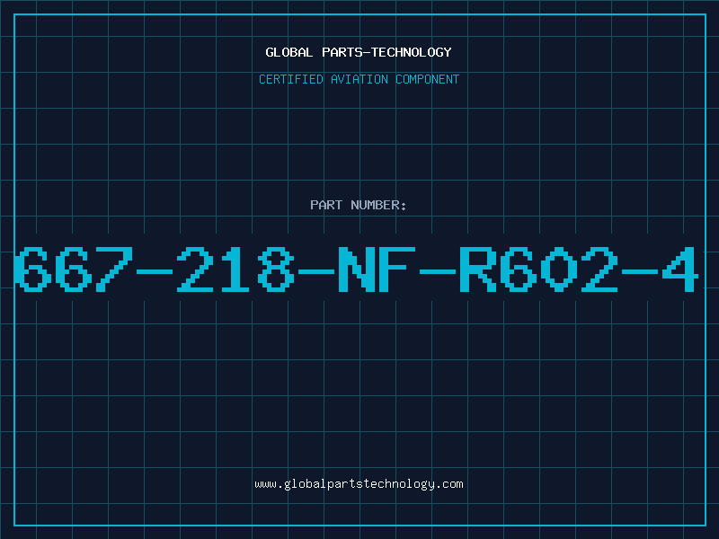 Aviation Part 667-218-NF-R602-4