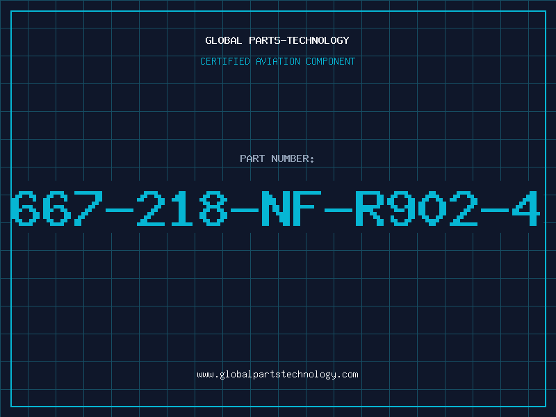 Aviation Part 667-218-NF-R902-4