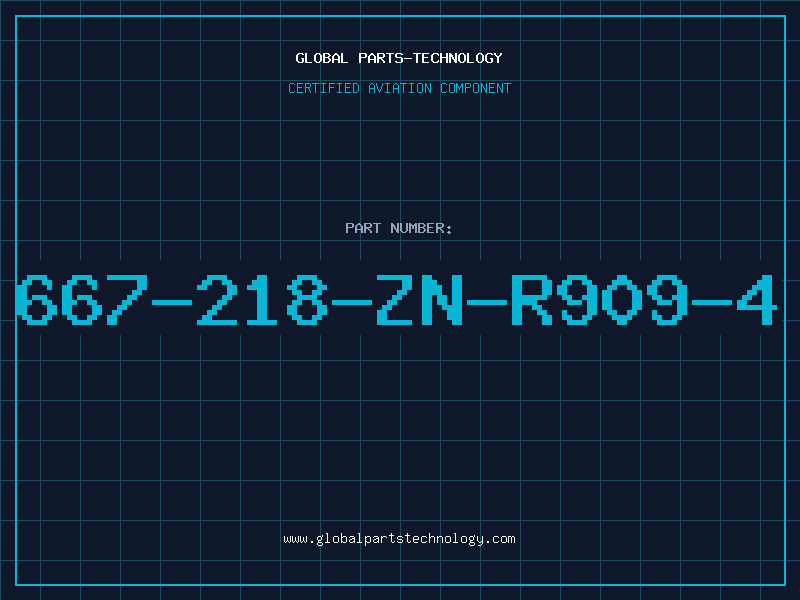Aviation Part 667-218-ZN-R909-4