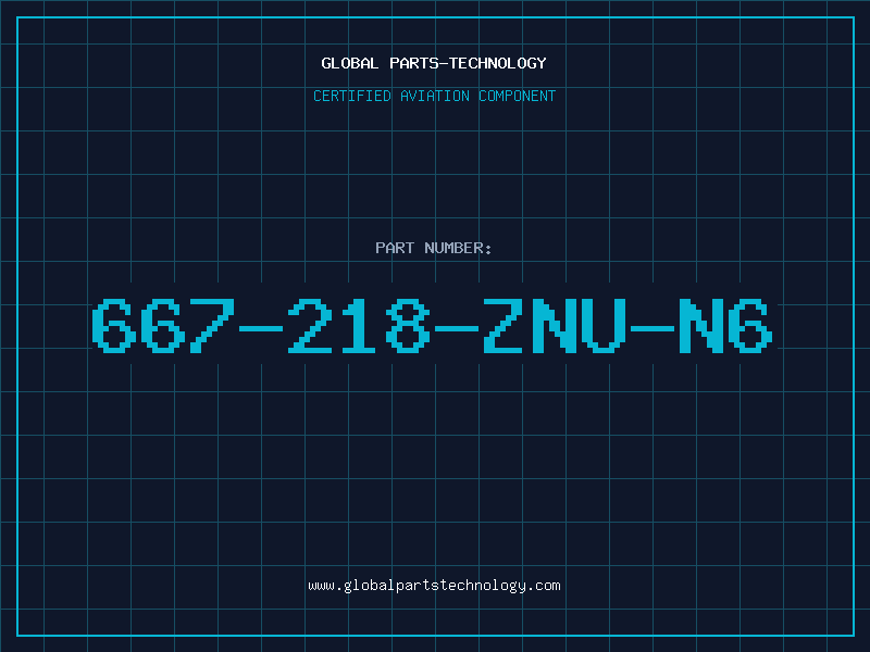 Aviation Part 667-218-ZNU-N6