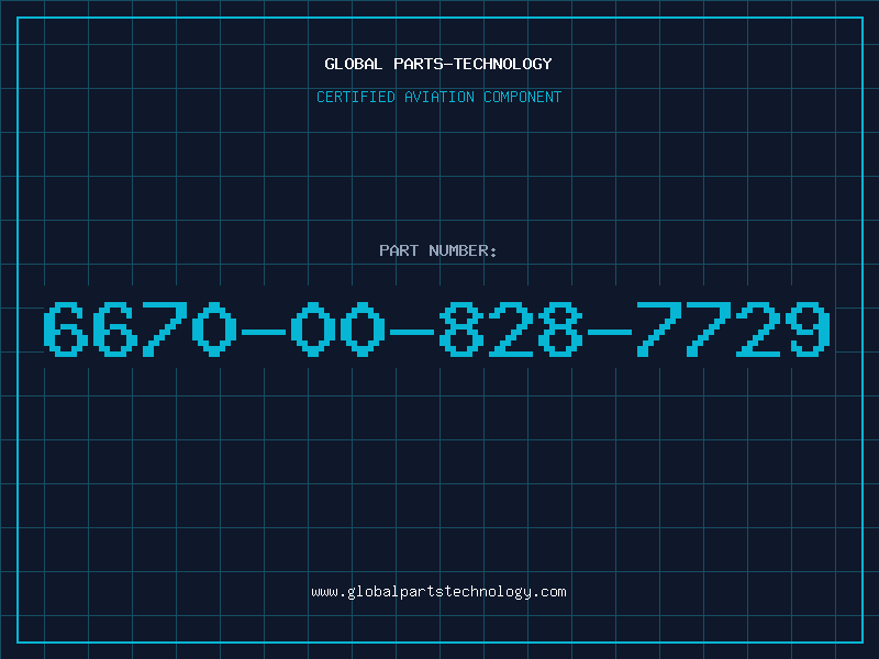 Aviation Part 6670-00-828-7729