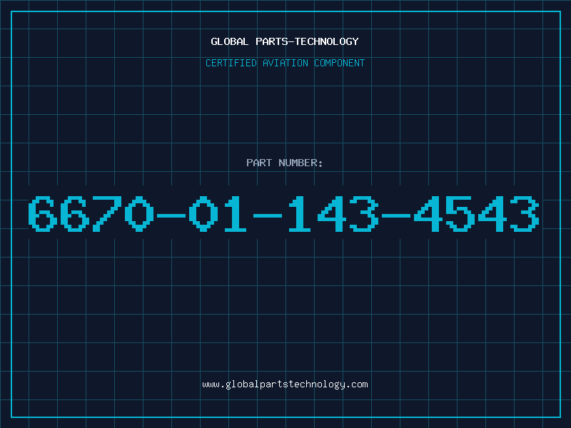 Aviation Part 6670-01-143-4543