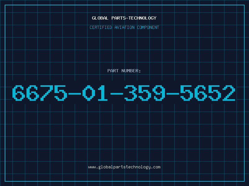 Aviation Part 6675-01-359-5652